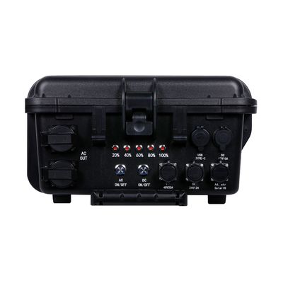 LiFePO4 휴대용 발전소 6000W 야외 활동용 최고 전력 태양 발전기