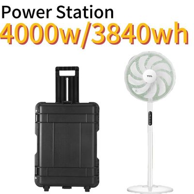 8000W 최고 전력 휴대용 태양 발전기 3840wh 비상 에너지 저장 발전소