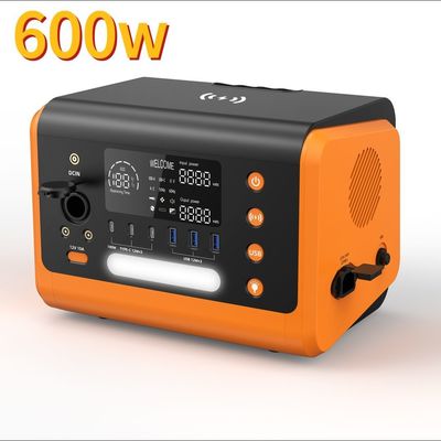 비상 준비 저장 장치 600W 휴대용 야외 전력 발전소 빠른 충전 1 시간