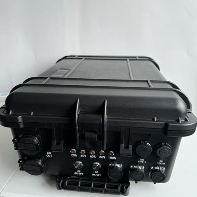 야외 호환 가능한 휴대용 당기 스탠드 롤리 3000W 전력 은행 태양 발전기 LiFePO4