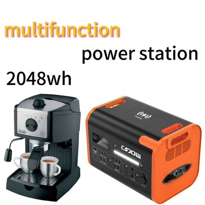 2200W/2048wh 40ah 야외 모험 휴대용 발전소
