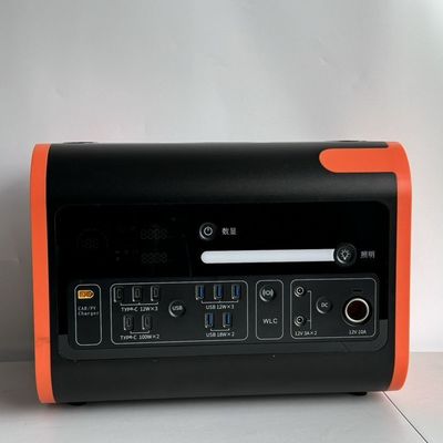 800W 태양 입력 휴대용 모바일 발전소 200W 순수 시노파 인버터 2200W 야외 비상사태
