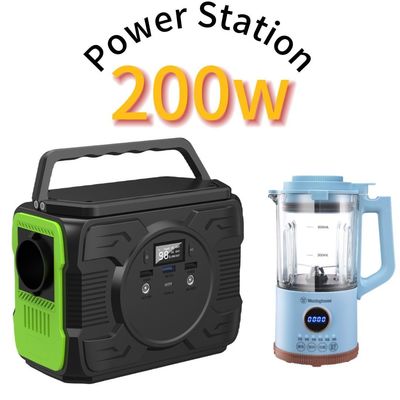 200W/173wh 리?? 배터리 EC5 출력 12V/200-300A의 휴대용 태양광 발전소
