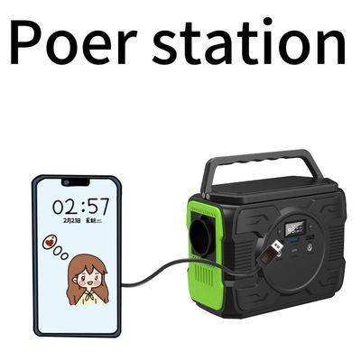 DC1 2 출력 12V-16.8V/6A 및 QC3.0 출력 12V/1.5A 태양 200W 휴대용 발전소