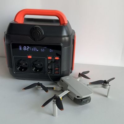 600W 야외 리?? 이온 배터리 발전소 LED 조명 및 QC3.0 출력