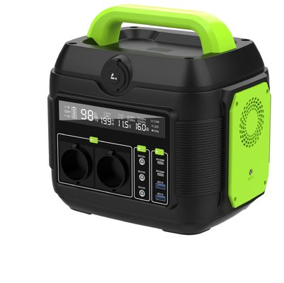 600W 야외 리?? 이온 배터리 발전소 LED 조명 및 QC3.0 출력