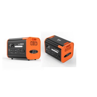 휴대용 전원 1500W/2200W/3000W UPS 모든 AC 출력 소켓 검은색 오렌지색