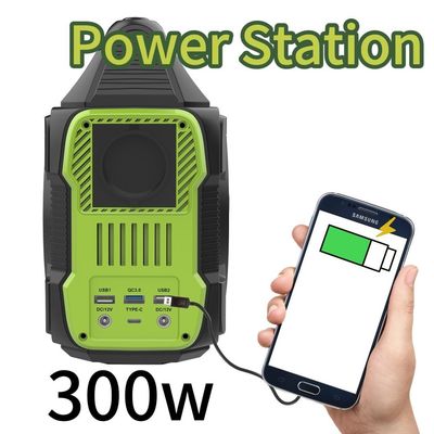 300W/288wh 외관 캠핑 전력 발전소용 조용한 휴대용 인버터 발전기 재활용
