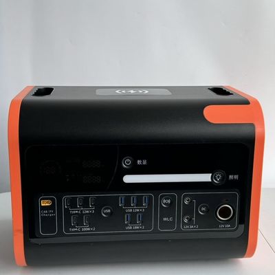 태양 에너지 저장 및 무선 충전용 1500W 급 충전 모바일 발전소