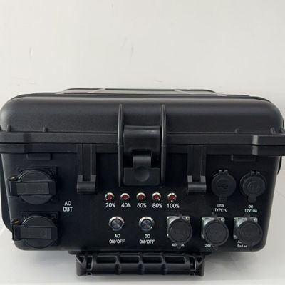 태양 전지 3000W 야외 전력 뱅크 모든 AC 출력 소켓과 RS485 통신