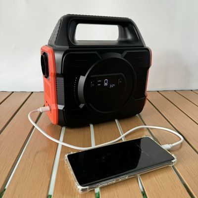 휴대용 발전소 및 야외 캠핑용 300W 전력 재충전 태양 발전기