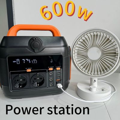 뜨거운 600W/576wh AC DC C형 배터리 백업 전력 비상 휴대 전력 발전소