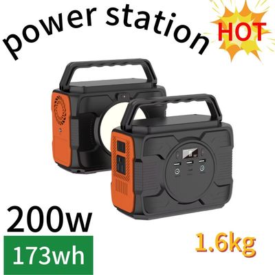 200W/173wh 용량 및 AC 출력 전력으로 야외 이동 전력 휴대 전력 발전소