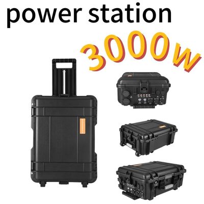 여행 3000W/220V/110V/UPS 순수 시네 LiFePO4 백업 배터리 캠핑 휴대용 발전소