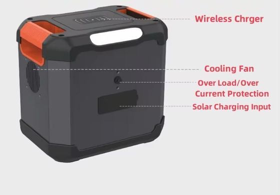 휴대용 1500W/1344wh 태양 발전기 비상 준비용 휴대용 발전소