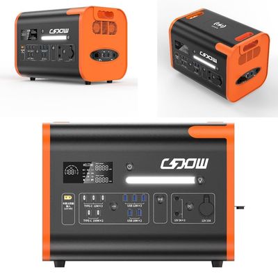 LiFePO4 에너지 2200W/2400W 태양 발전기 휴대용 발전소 수명 2000 번