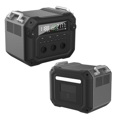 2500W/600W 태양 전지 패널 입력 LiFePO4 에너지 저장 배터리 휴대용 발전소