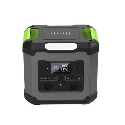 휴대용 발전소 1500W AC 출력 전력 및 응급용 C2형 출력 12V/2.25A