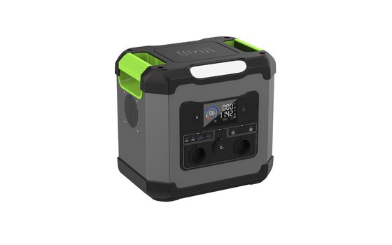 휴대용 발전소 1500W AC 출력 전력 및 응급용 C2형 출력 12V/2.25A
