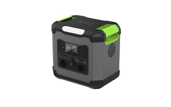 휴대용 발전소 1500W AC 출력 전력 및 응급용 C2형 출력 12V/2.25A