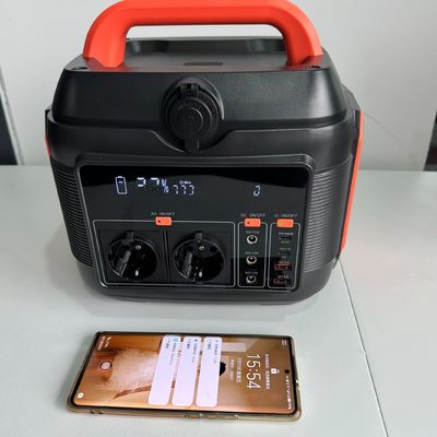 110V/220V 지원 휴대용 발전소 600W/1500W 출력 및 DC 출력 12-13V 10A