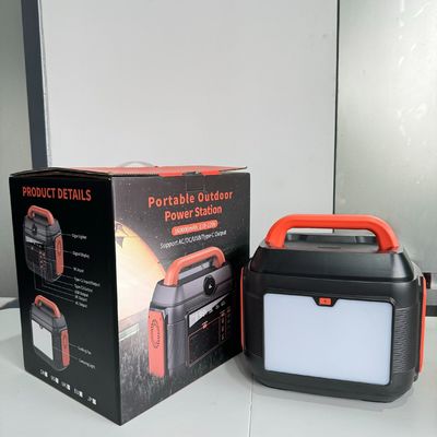 110V/220V 지원 휴대용 발전소 600W/1500W 출력 및 DC 출력 12-13V 10A