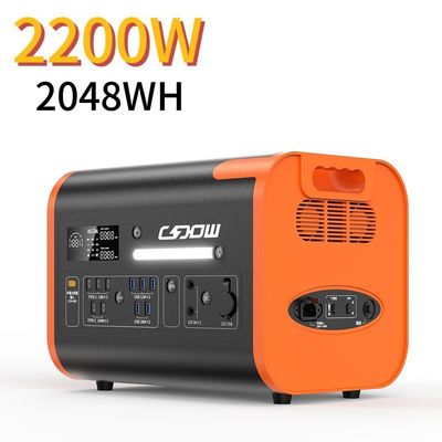 강력한 2200W 야외 전원 공급 90분 안에 가정용 태양 에너지 저장 시스템