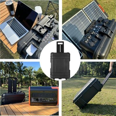 8000W 최고 전력 AC LiFePO4 태양 전력 발전소 야외 가정용