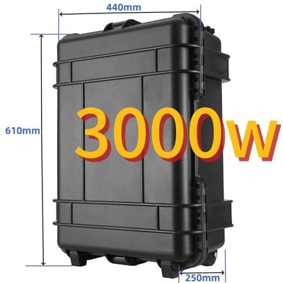 비상용 휴대용 발전소와 함께 3000W 야외 이동 전력 태양 전지 발전기