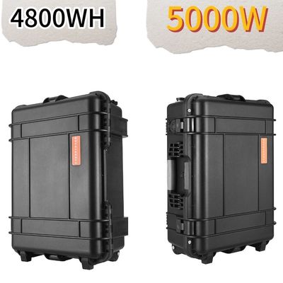 가정용 야외 활동용 4000W/220-240V AC LiFePO4 태양 전력 발전소