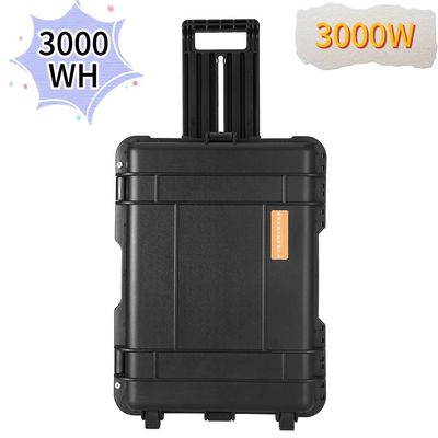 CE.Un38.3 캠핑 및 비상용 휴대용 태양광 발전소 3000W/3000wh 인증
