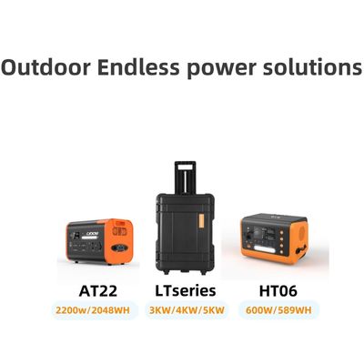 디스플레이 라이트 포함 7000W/6993whlifepo4 야외 휴대용 태양 풍력 발전소