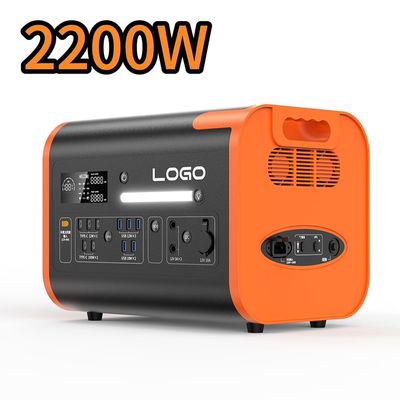 2200W 출력 이동 전력 비상 및 에너지 저장용 휴대용 발전소