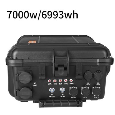 셸 재료 ABS 합금 휴대용 태양광 발전소 3000W/5000W/7000W 4000W 야외용