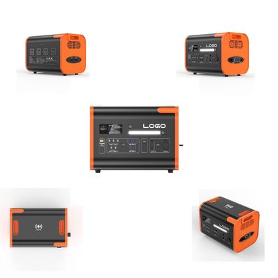 800W 최대 태양 전지 충전 LiFePO4 백업 배터리 캠핑 및 야외용 휴대용 전력