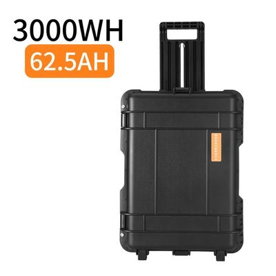 태양광 패널 충전 모드 다기능 휴대용 발전소 3000W/3000wh/62.5ah