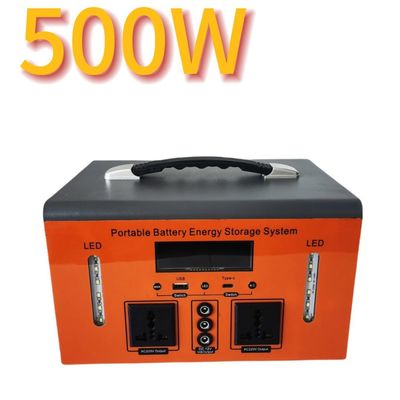 야외 캠핑 및 비상용으로 XT500 500W 휴대용 리?? 배터리 전원 공급