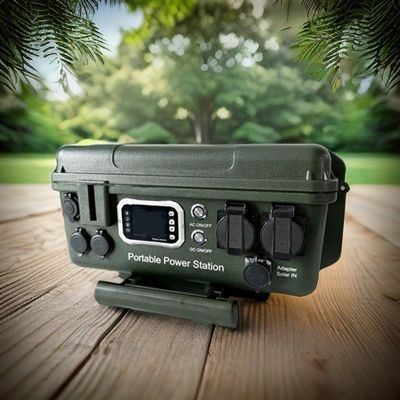 야외 작업 캠핑 비상 110V / 230V / 3000W 전력 발전소 AC / DC / USB 포트