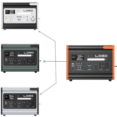 빠르게 충전 2200W 일정한 전력 출력 캠핑 및 가정용 태양광 발전소