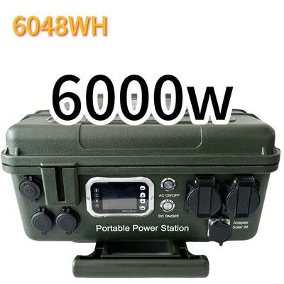 RV 태양 전지 충전 고 용량 6000W/6048wh ABS 중형 프레임 전력 발전소