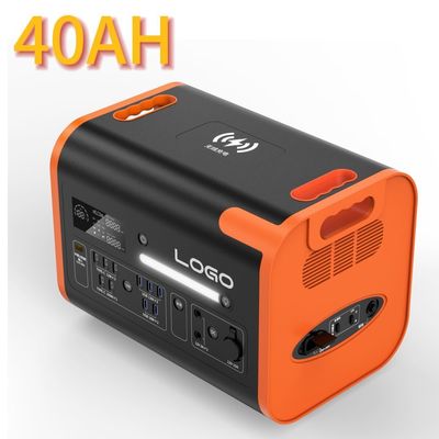비상 에너지 저장 전력 발전소 2400W 휴대용 및 C 타입 3*18W/2*100W