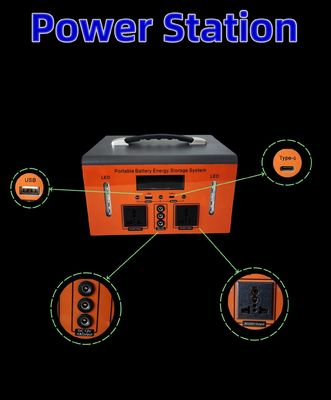 비상 준비 태양 전지 발전기 500W 입력 전압 DC 어댑터와 함께 전력 발전소