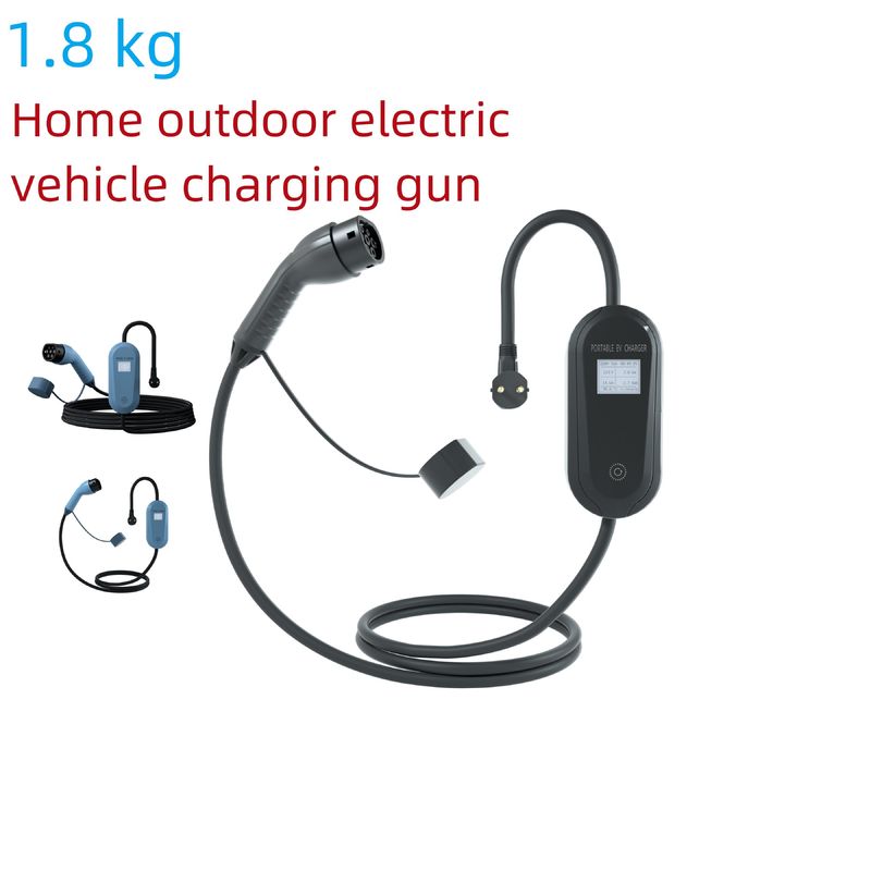 1.8kg 먼지 방지 가정용 EV 충전소 휴대용 LCD 표시등