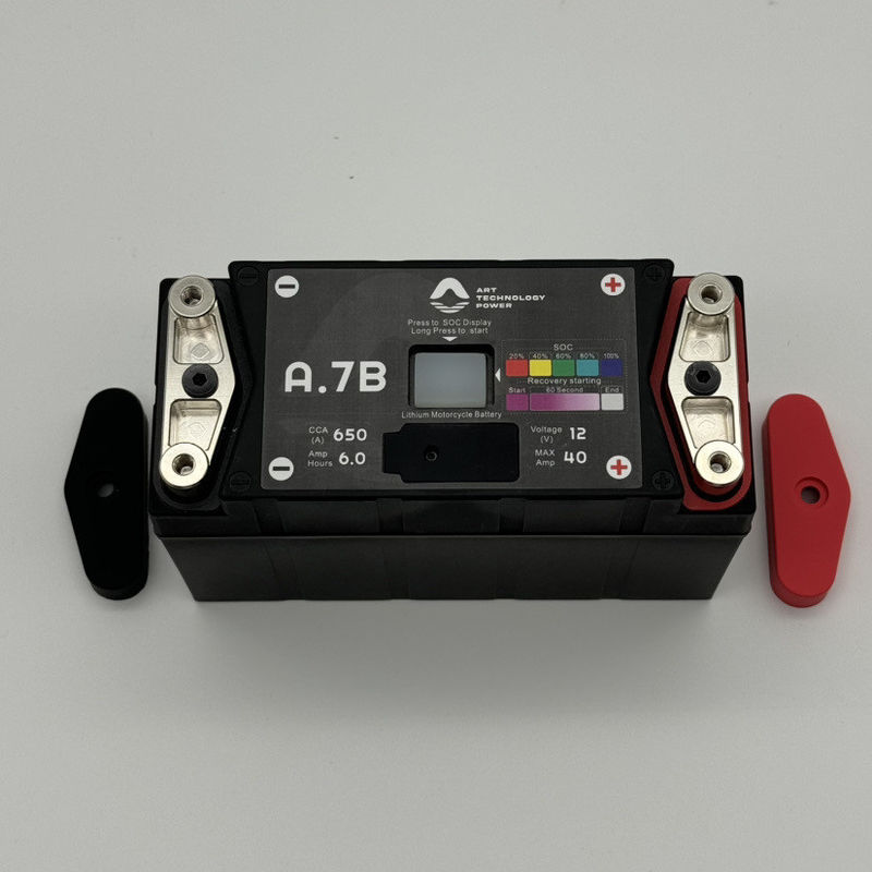 12V 6A 오토바이 시작 배터리 12.8V 리?? 배터리 야외 비상 사태