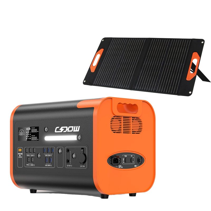 태양 발전기 2200W 전원 공급 순수한 시노파 인버터와 휴대용 발전소
