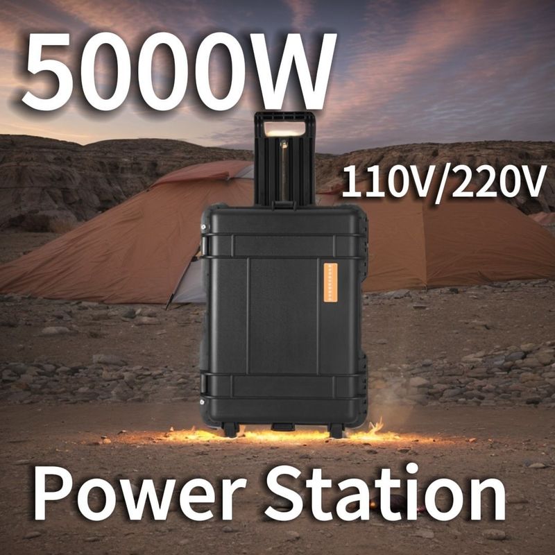 48kg 태양광 발전 5000W 휴대용 발전소 야외 캠핑 사용자 정의