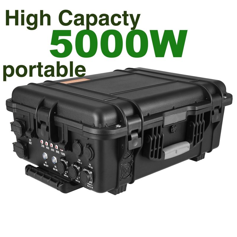 자동차 비상사태를 위한 4800wh LiFePO4 태양광 발전소