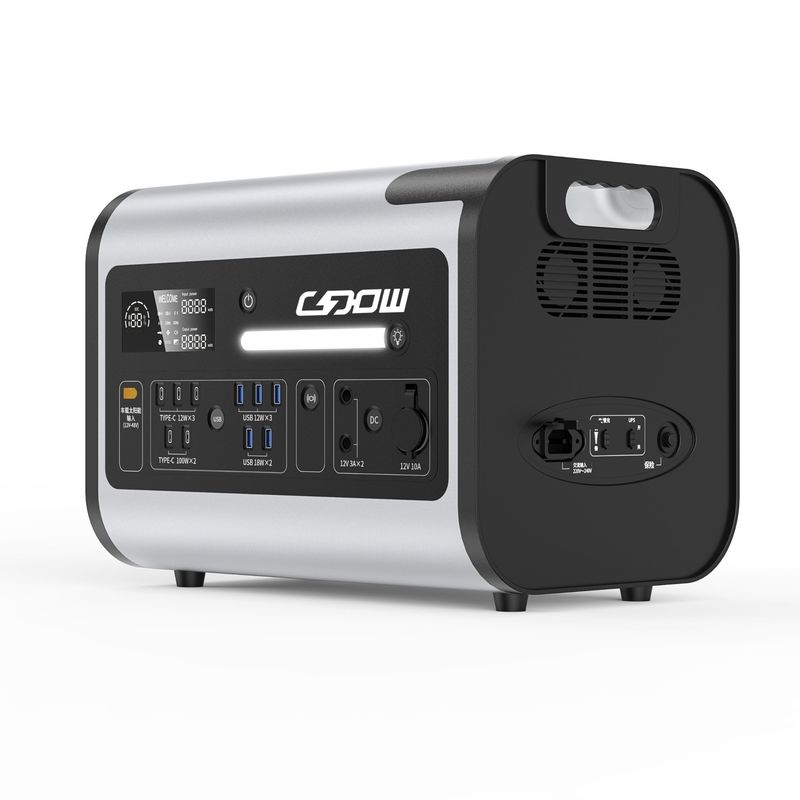 순수한 시노파 인버터 220V/2200W 태양광 발전 시스템 야외 캠핑용 발전소