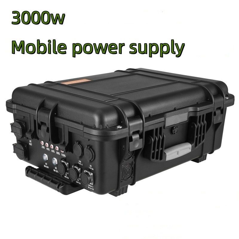 3000wh 에너지 저장 배터리 LiFePO4 휴대용 태양 발전기 110V/220V 발전소