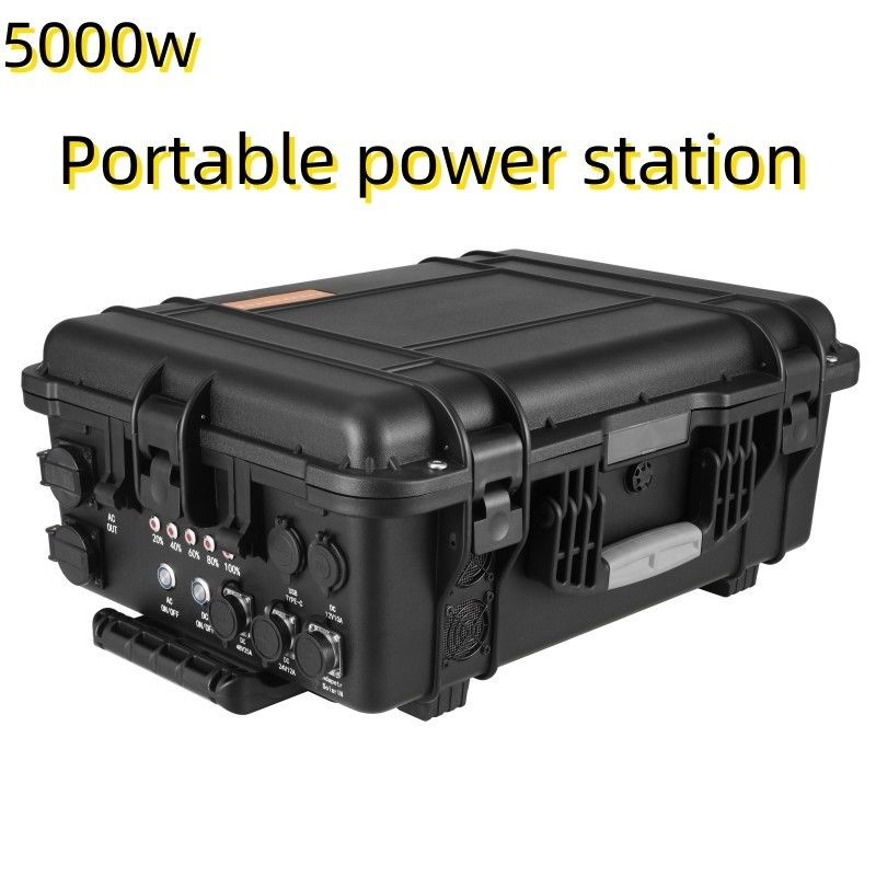 4800wh USB/C 타입 Max5000W 수축 가능한 전원 공급 장치